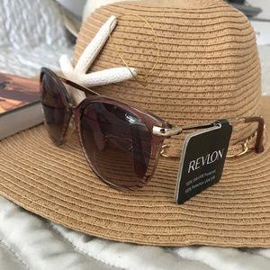 Foster Grant Revlon Dark Lens Rounded Sunglasses